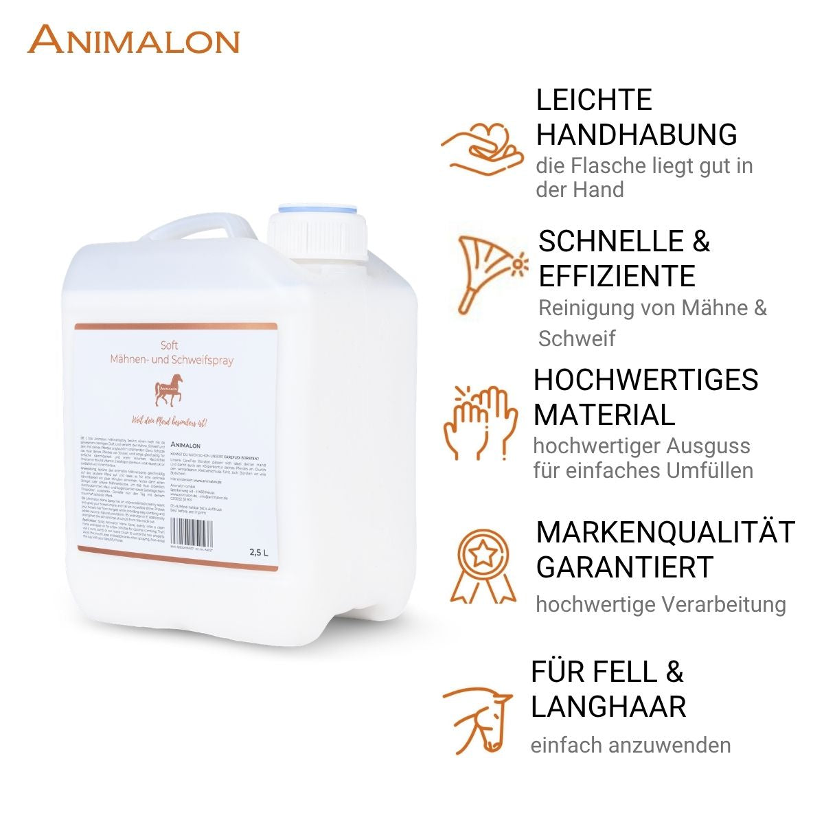 Soft Mähnen- & Schweifspray 2,5l
