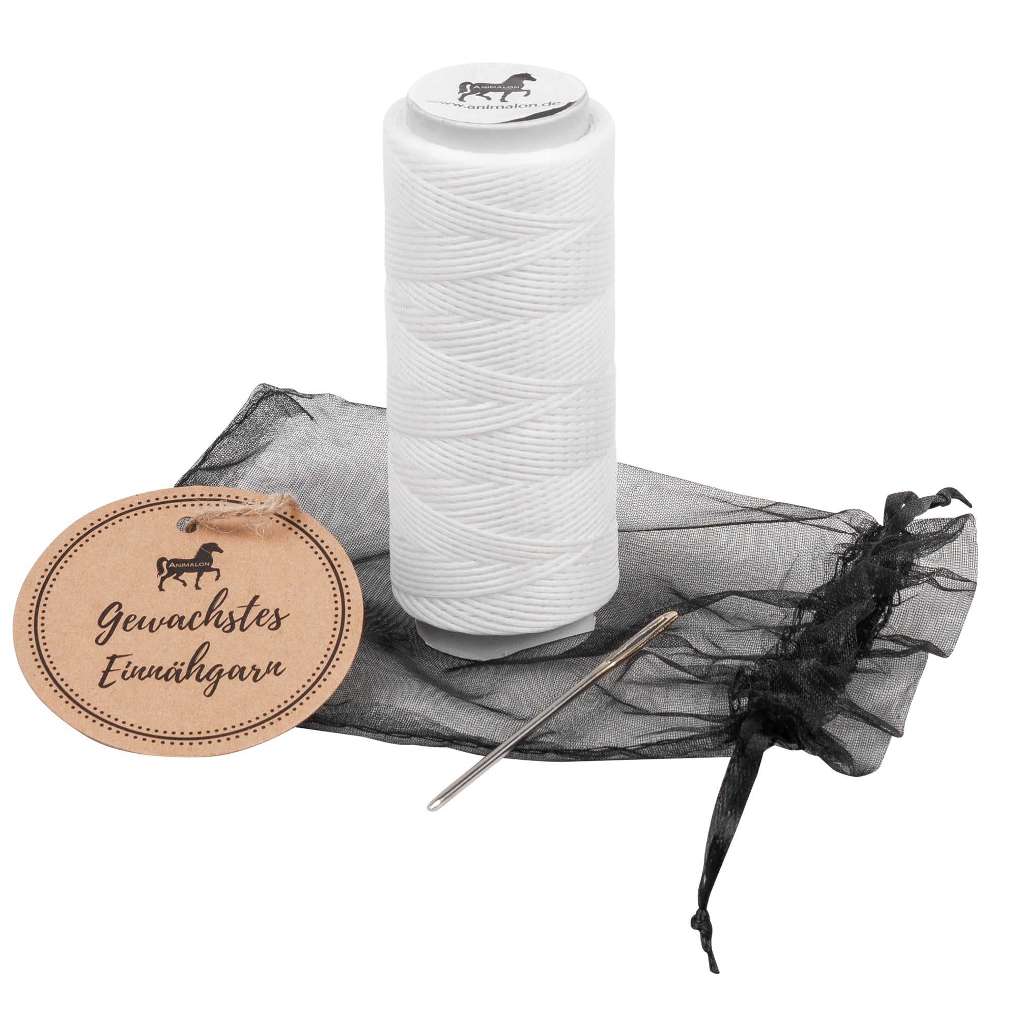 Einnähgarn gewachst