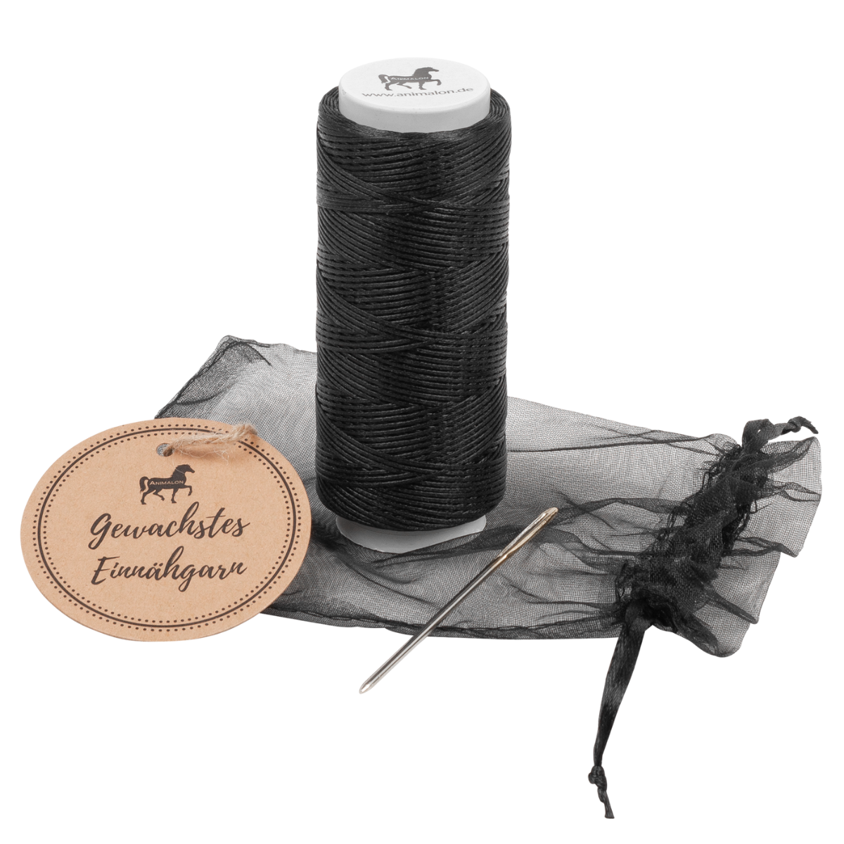 Einnähgarn gewachst