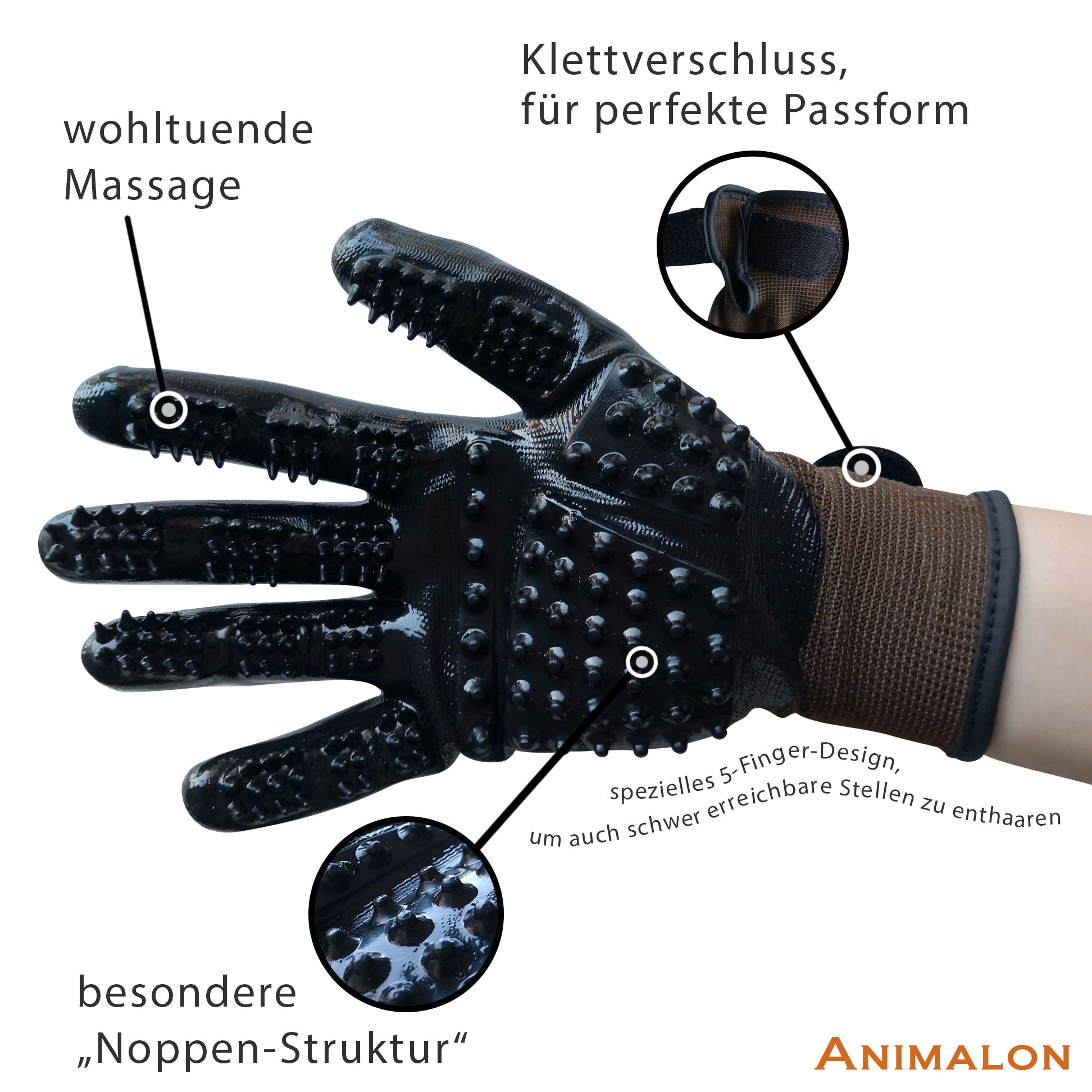 Fellpflege Handschuh